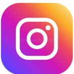 Rainbow gradient Instagram logo