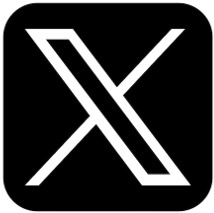 Black and white X formerly Twitter Logo