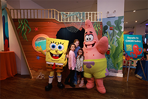 spongebob and patrick with children