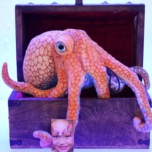 a stuffed animal octopus