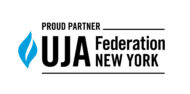 Logo that says "Proud Partner UJA Federation New York"